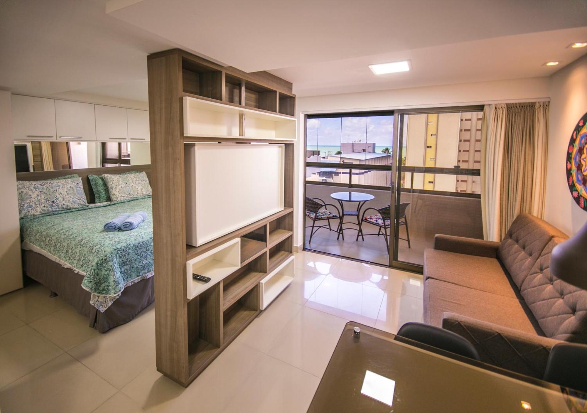 Goldflat Cabo Branco By Penareiaturbr Aparthotel João Pessoa Rom bilde